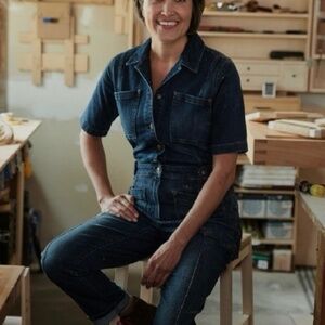 Women’s stretch denim jumpsuit Duluth Trading Co.